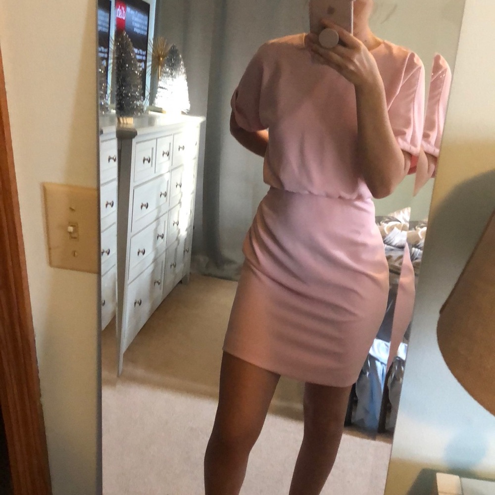 Elegant classy mauve dress from banana republic